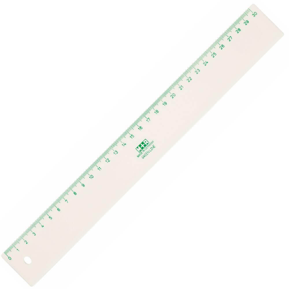 Jakar Eco-Material Green Line 30cm Ruler